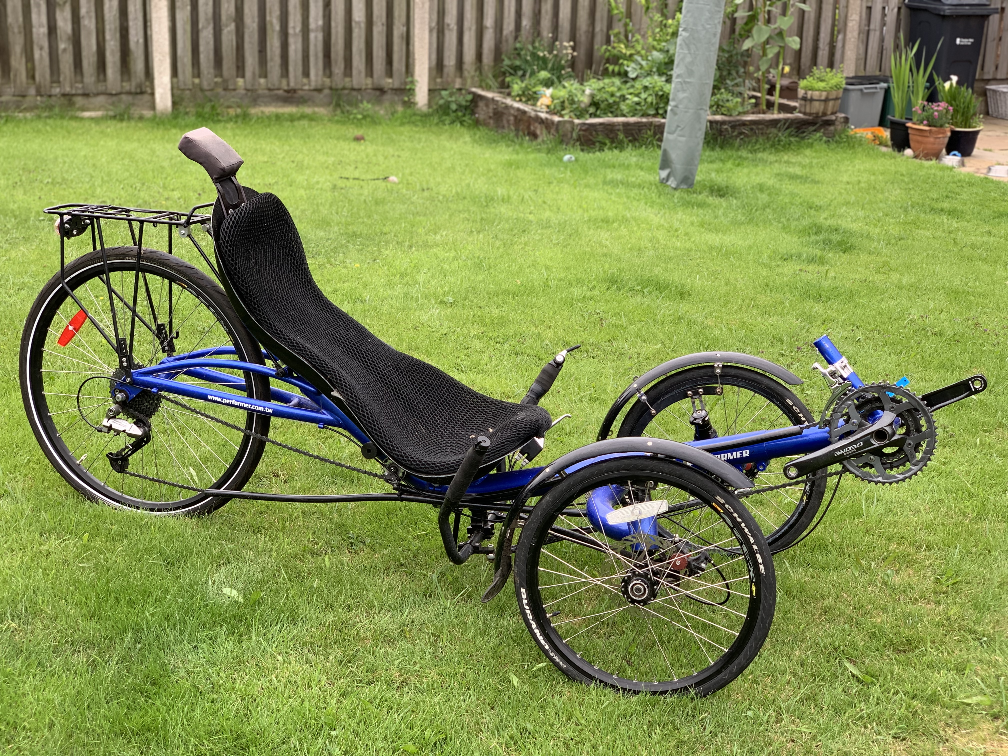 Performer recumbent trike